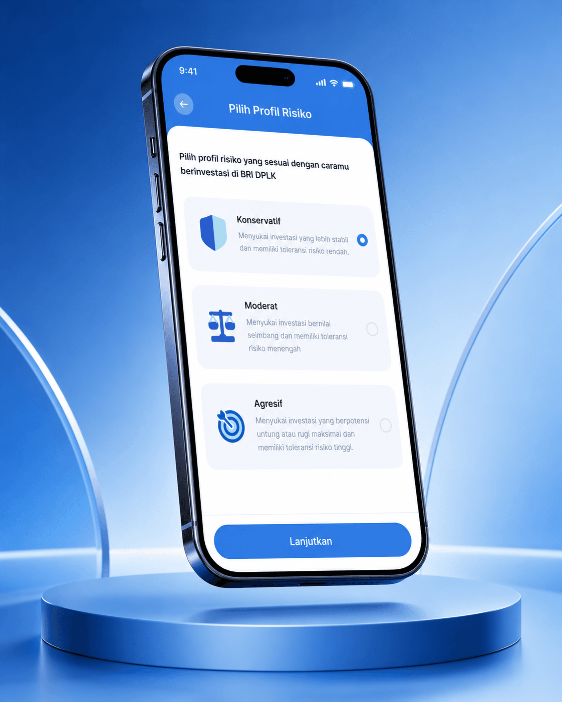 BRIMO Investment DPLK tampilan pendukung screenshot 5