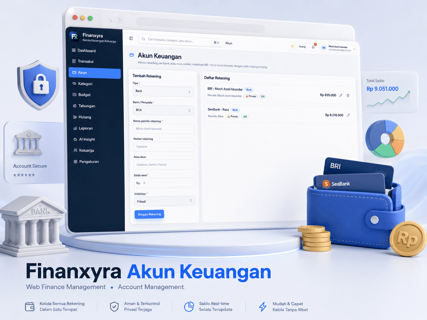 Finaxyra tampilan pendukung screenshot 4