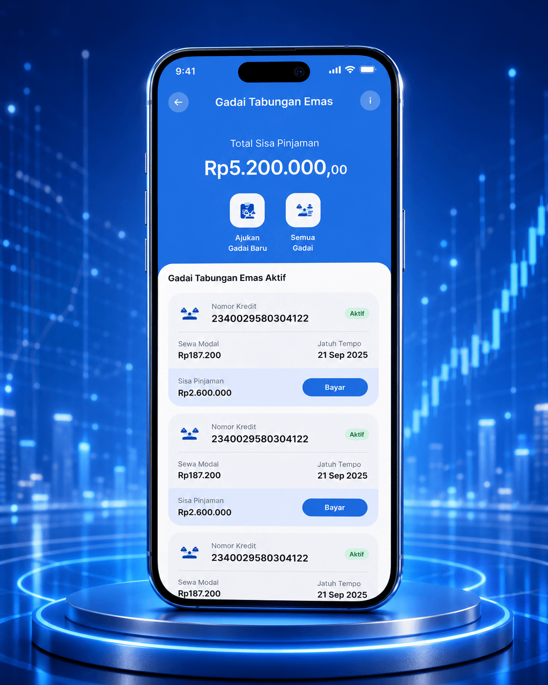 Qita Apps - Gold Pawning tampilan pendukung screenshot 8